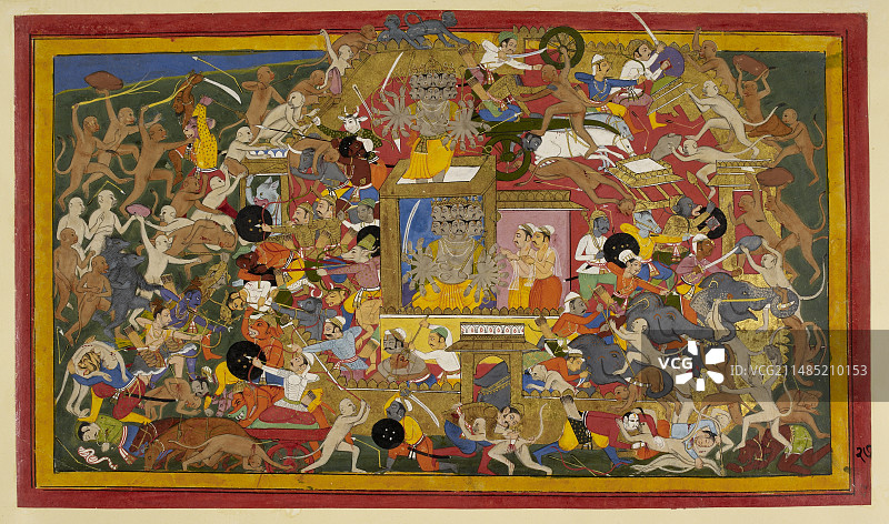 兰卡的战斗场景图片素材