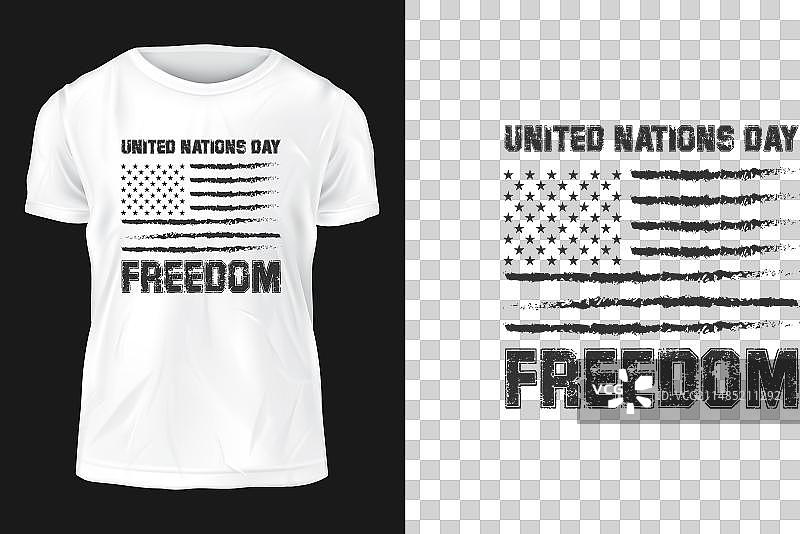 联合国日自由演示图片素材
