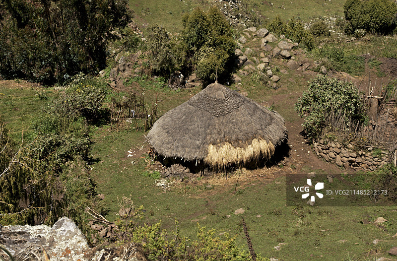 埃塞俄比亚的牛棚图片素材