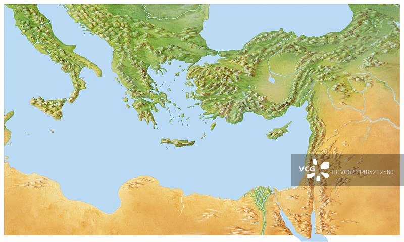 东地中海艺术作品图片素材