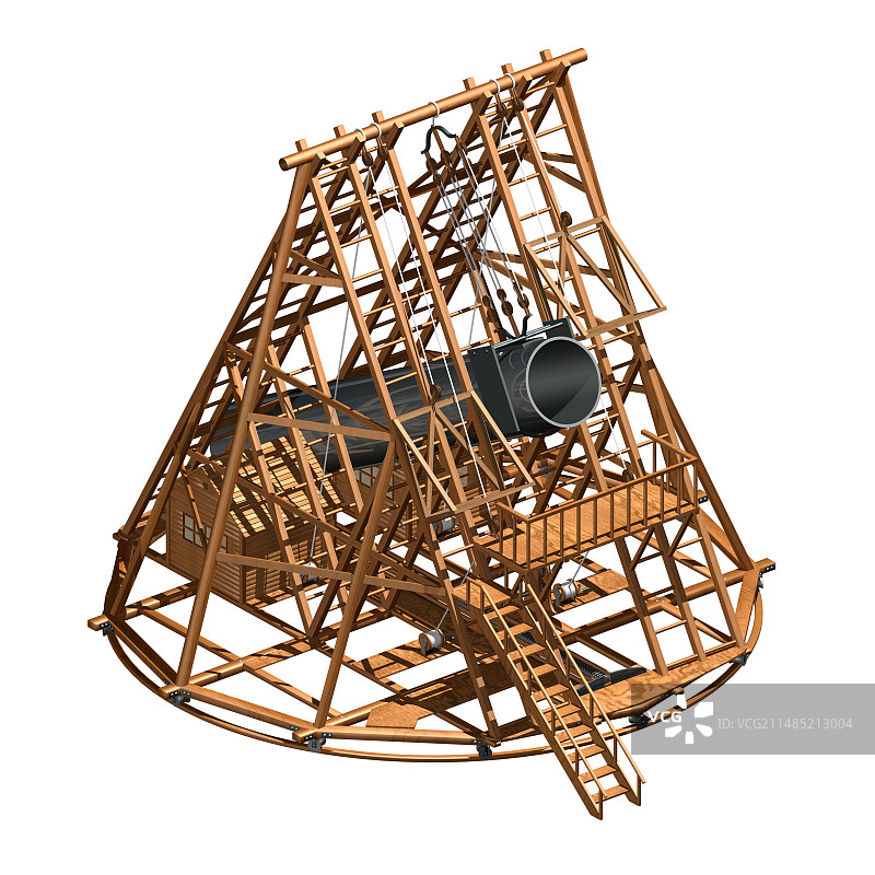 赫歇尔40英尺望远镜艺术图图片素材