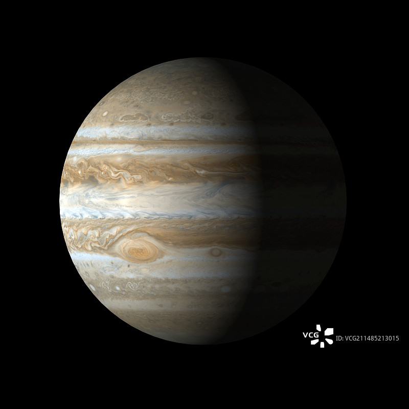 太空中的木星图片素材