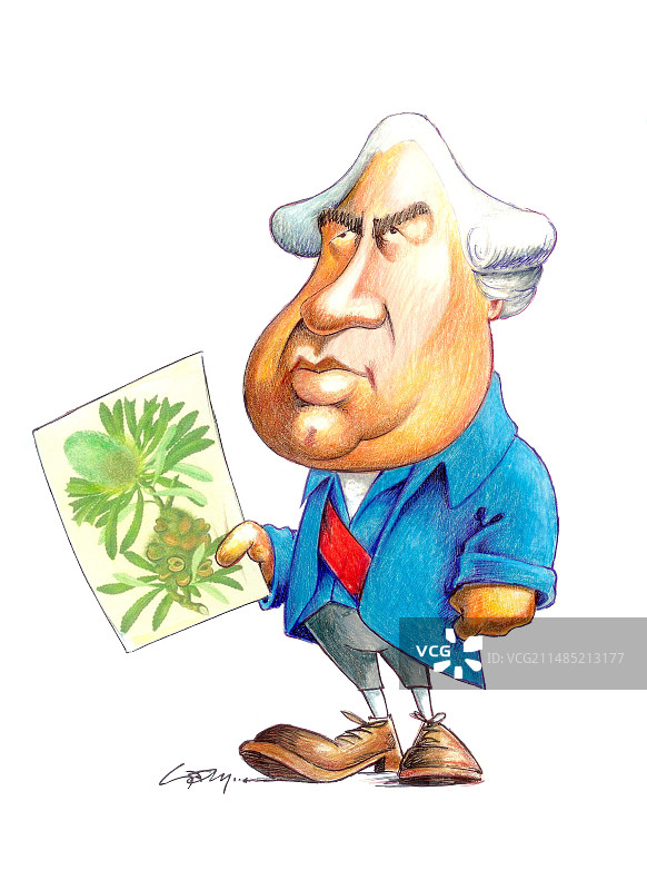 约瑟夫·班克斯，英国博物学家图片素材