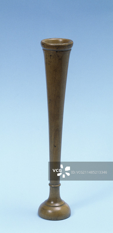 超长单声道听诊器，约18世纪图片素材