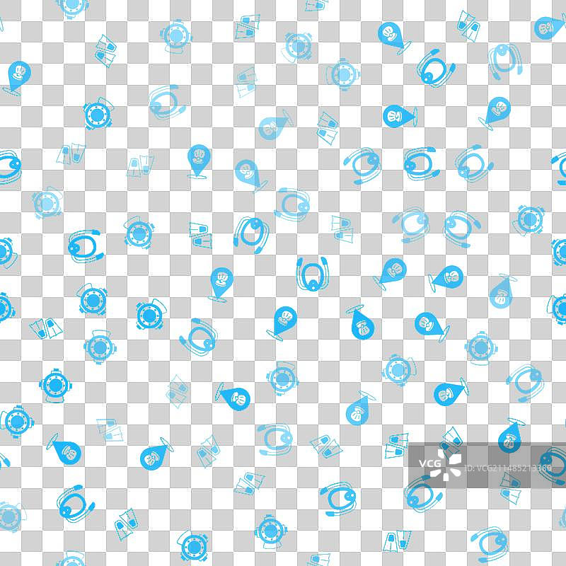 游泳脚蹼扇贝海螺图片素材