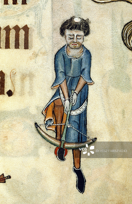 14世纪十字弓手图片素材