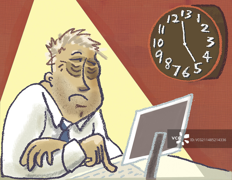 工作时间概念图图片素材