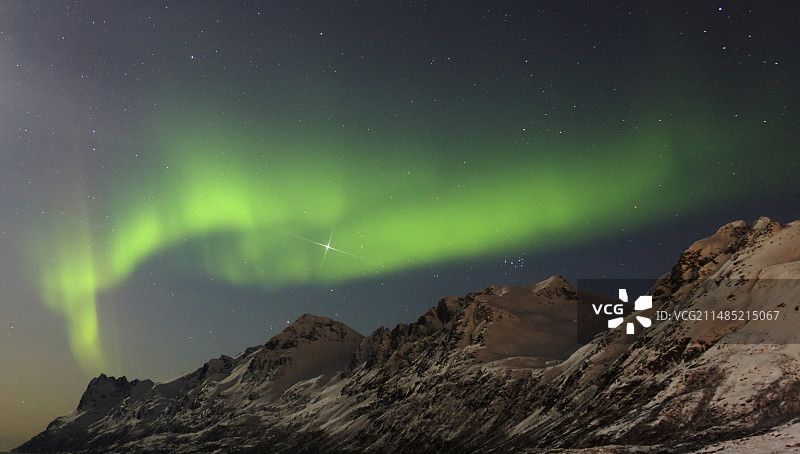 挪威北极光图片素材