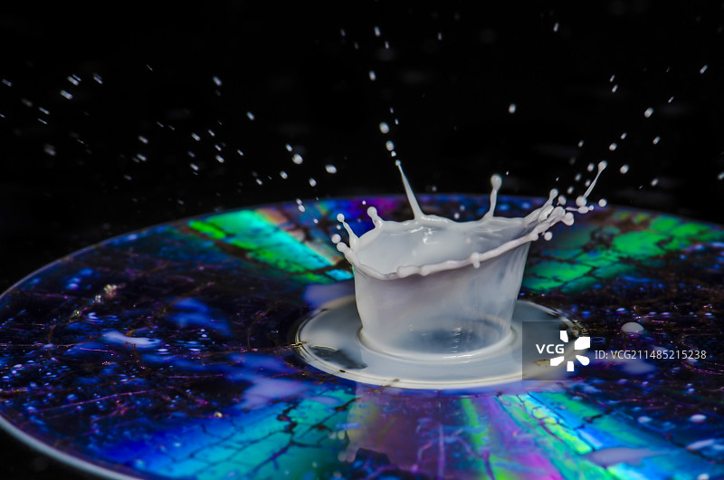 彩色液体滴图片素材