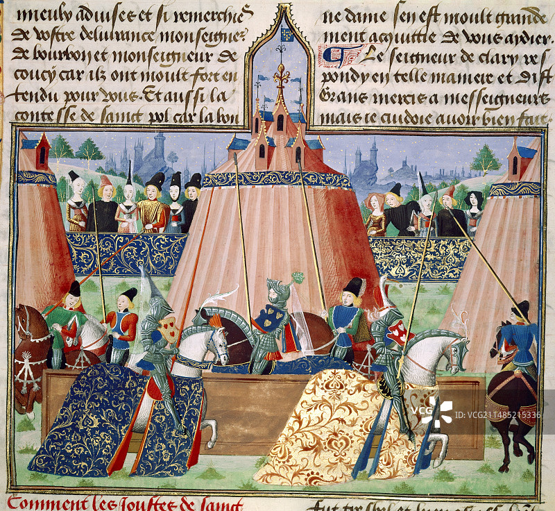 1390年圣英格尔弗特比武大会图片素材