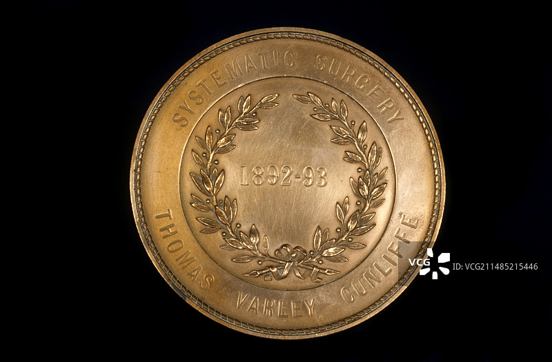 系统外科手术奖章，19世纪图片素材