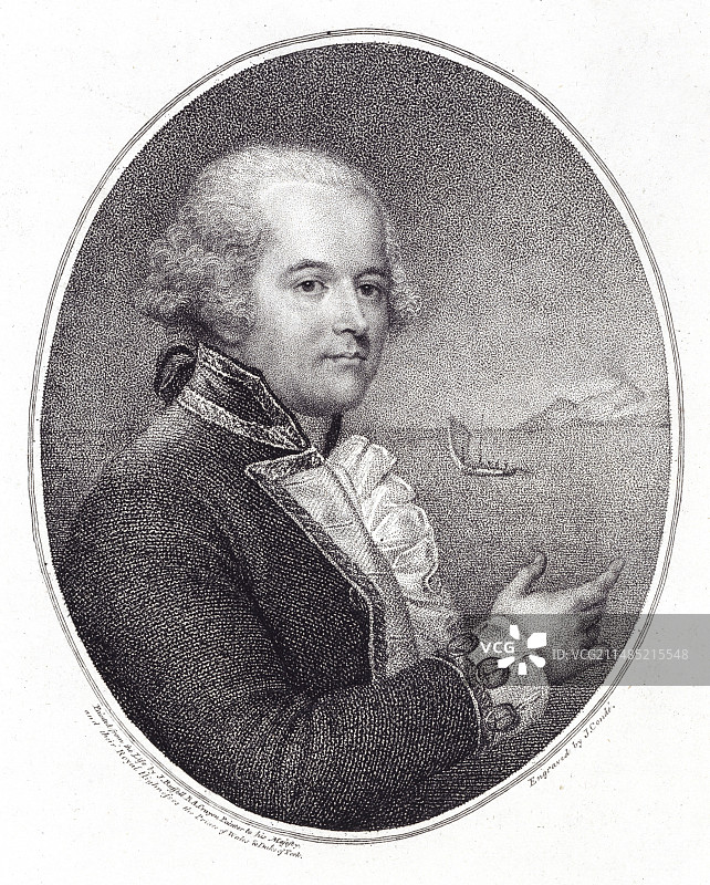 威廉·布莱，英国海军军官图片素材