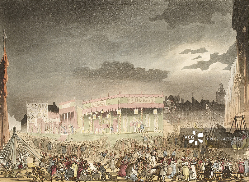 1808年巴托洛缪市集图片素材