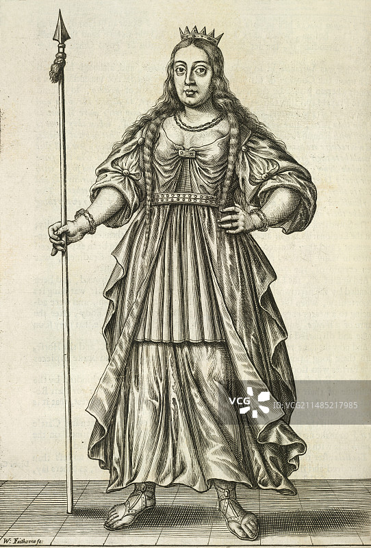 英国爱西尼女王布狄卡图片素材