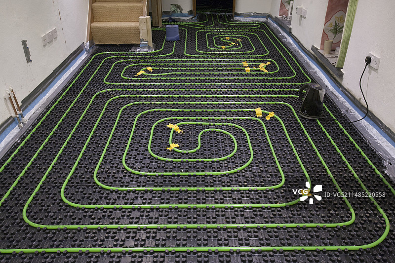 铺设地暖图片素材