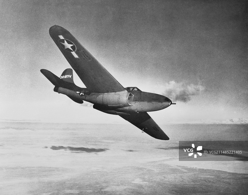 贝尔XP-59A飞 comet 飞机，1942年图片素材