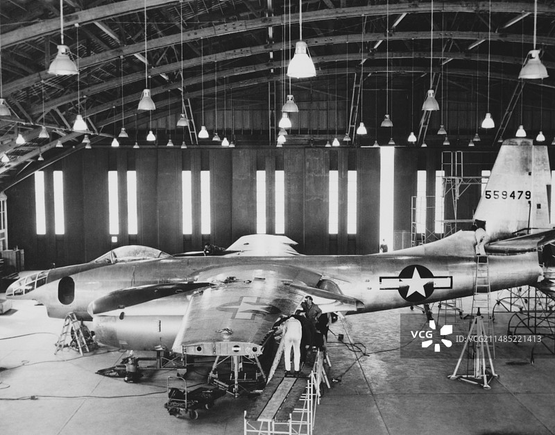 北美B-45“龙卷风”轰炸机，1947年图片素材