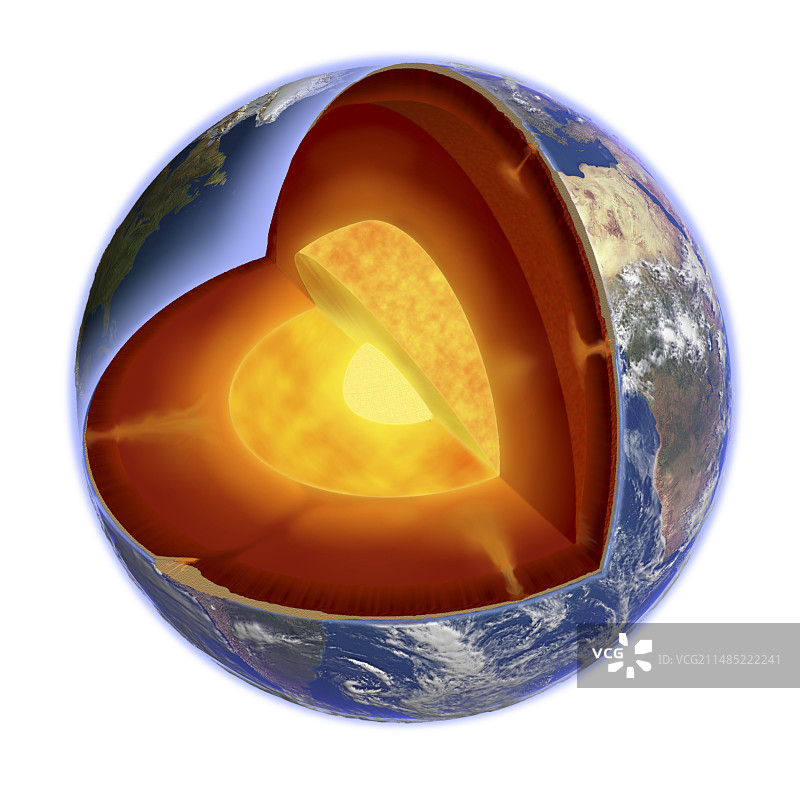 地球内部结构艺术图图片素材