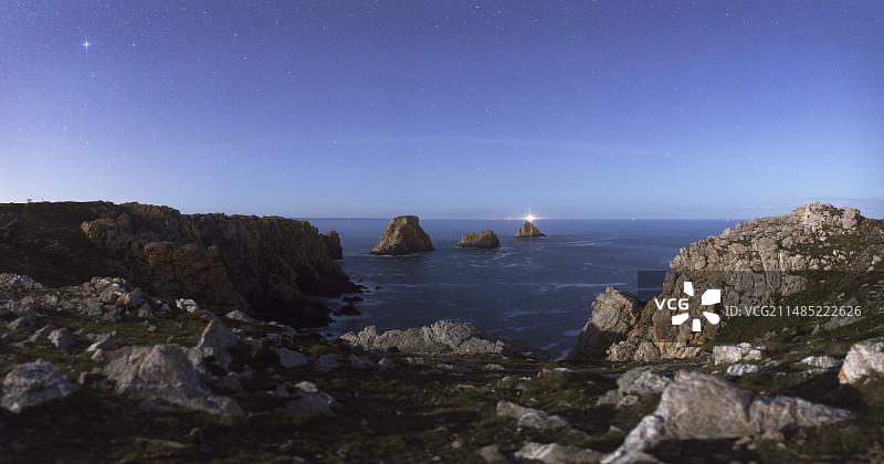 海上月升图片素材