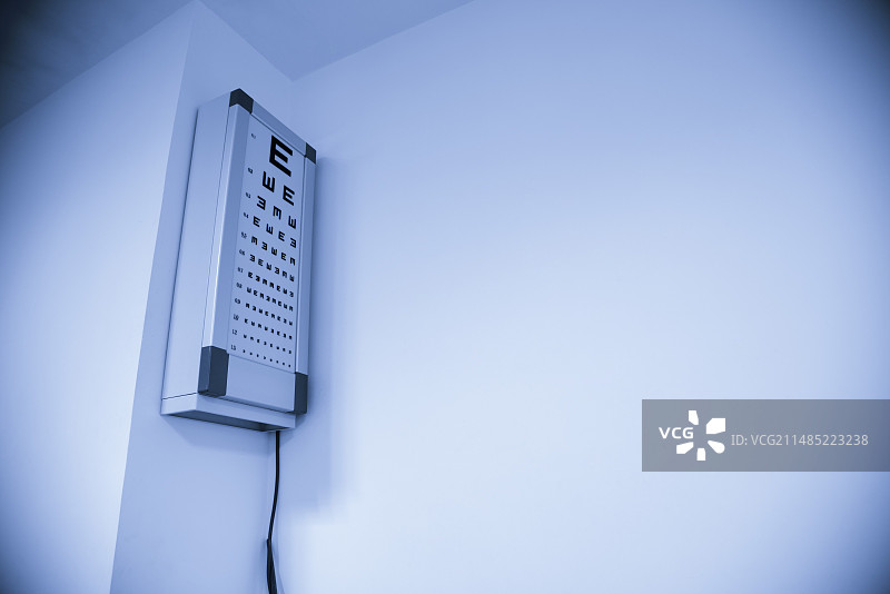 视力检查表图片素材