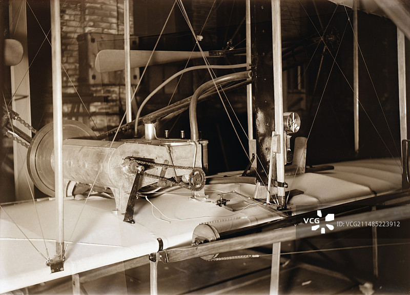 1903年莱特飞行者发动机图片素材