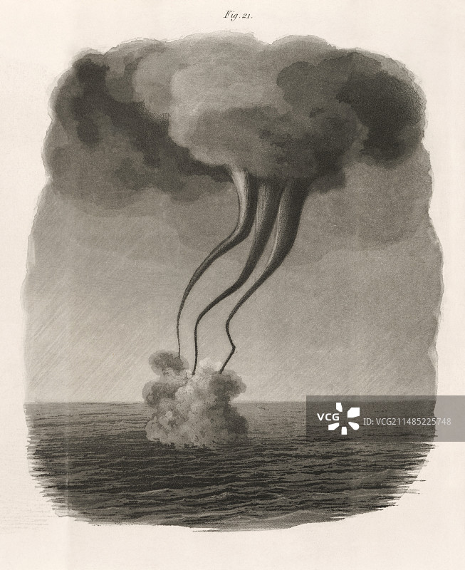 19世纪的水龙卷图片素材