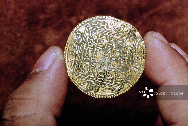 伊斯兰金币图片素材