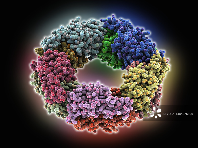 锥虫硫氧还蛋白过氧化物酶分子图片素材