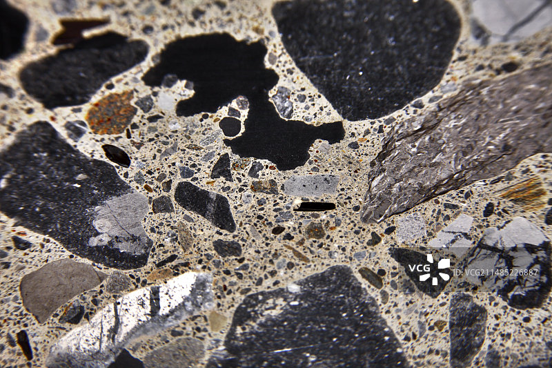 混凝土显微照片图片素材