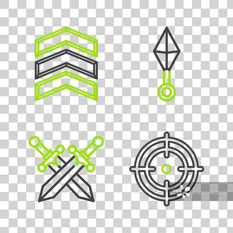 中世纪剑运动目标图片素材