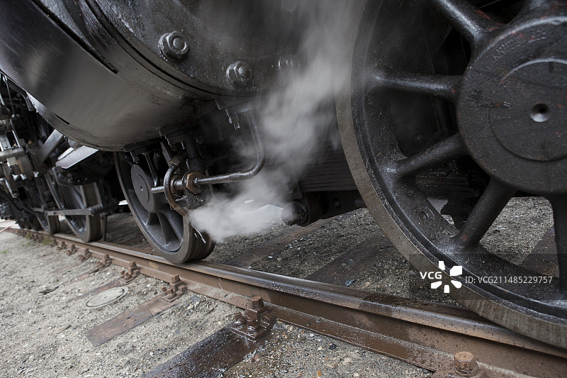 蒸汽机车阀门图片素材