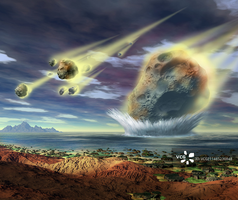 萨德伯里撞击事件艺术图图片素材