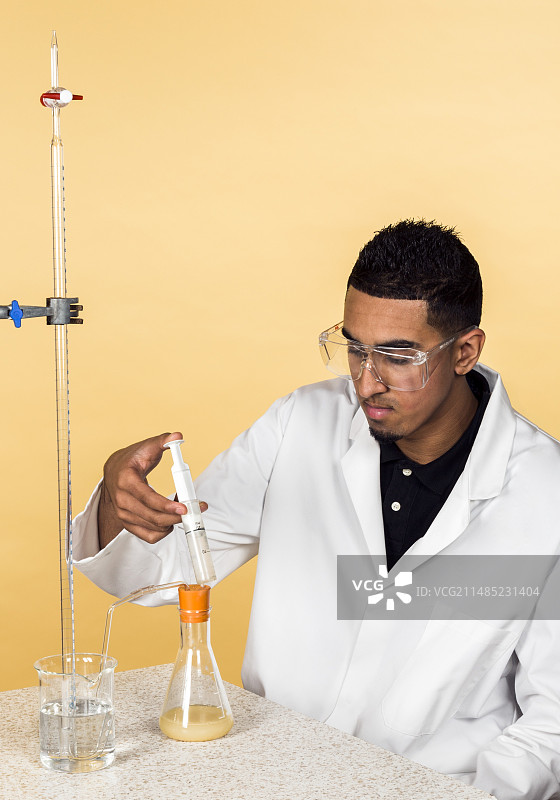 过氧化氢酶反应实验图片素材