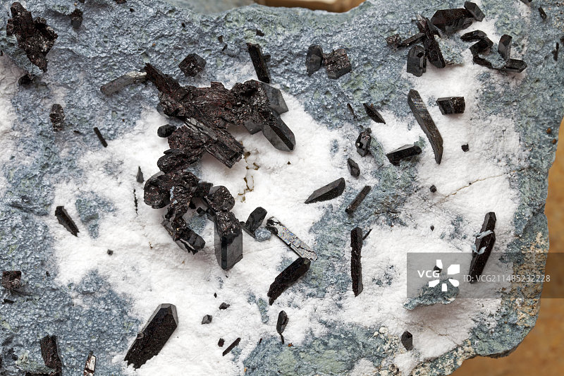 钠柱石晶体图片素材