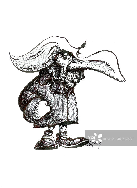 约瑟夫·拉格朗日漫画形象图片素材