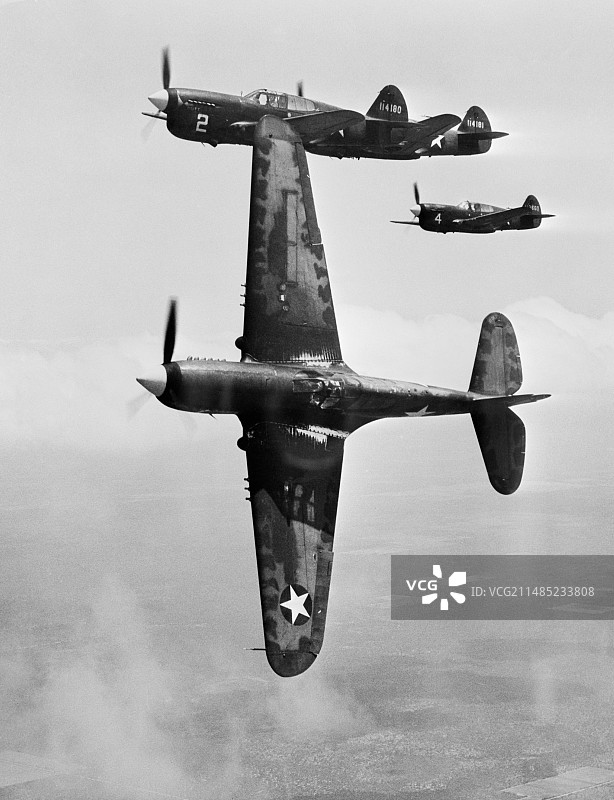 1943年的战斗机飞行员训练图片素材