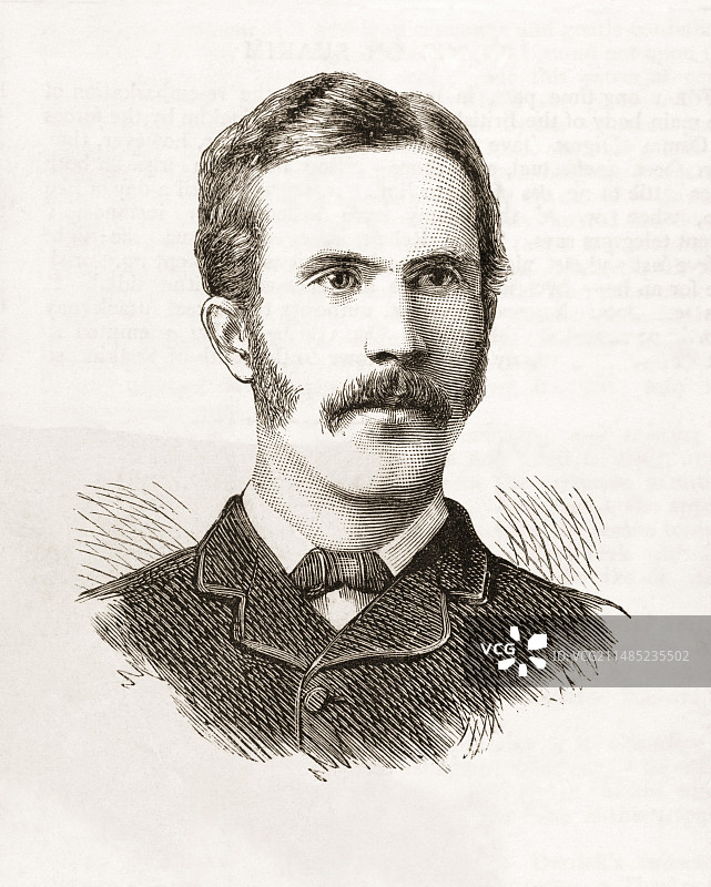 威廉·亨利·布拉格，英国物理学家图片素材