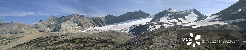 2008年美国蒙大拿州斯佩里冰川图片素材