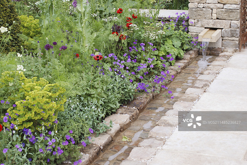 花园水景展览图片素材