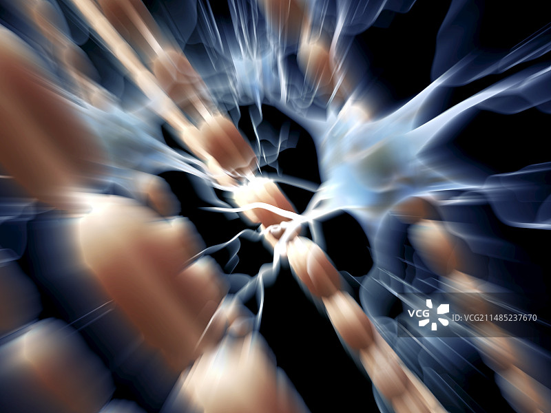 髓磷脂鞘和神经胶质细胞艺术图图片素材