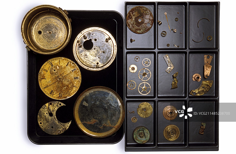 泰坦尼克号的拆卸时钟图片素材