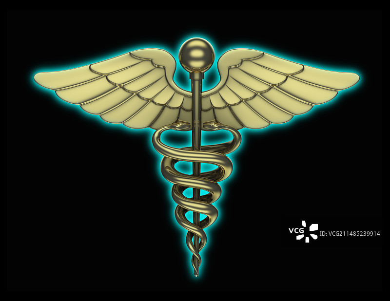 蛇杖艺术作品图片素材