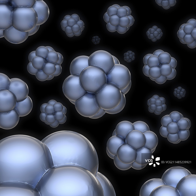 纳米球体概念艺术作品图片素材