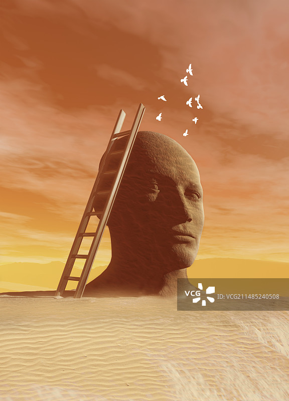 意识概念艺术图片素材