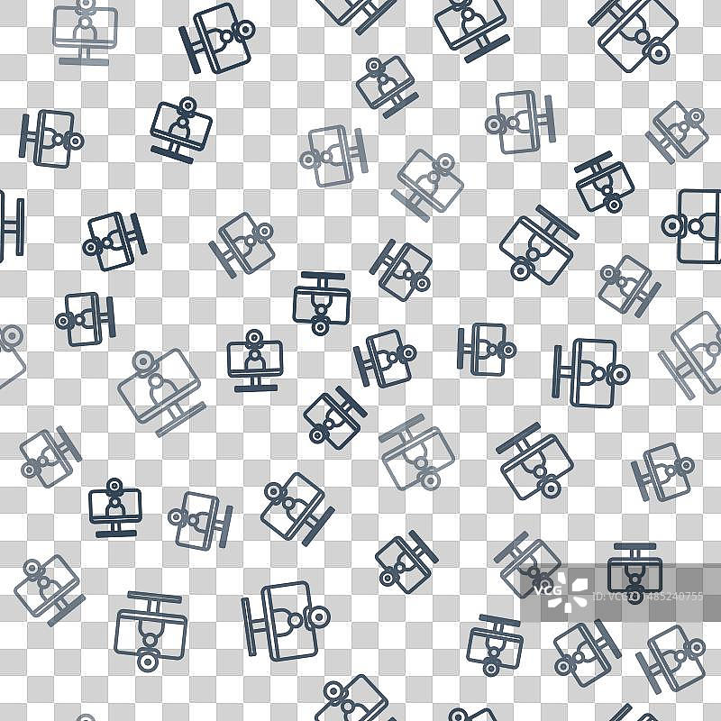 视频聊天会议图标图片素材