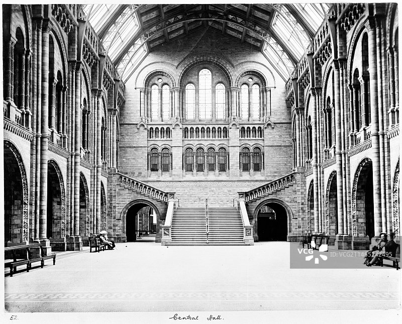 自然历史博物馆中央大厅图片素材