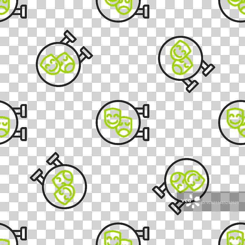 戏剧喜剧和悲剧面具线条图标图片素材