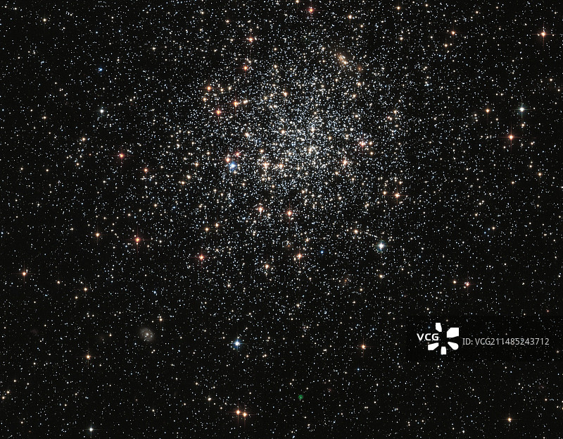 球状星团和行星状星云图片素材