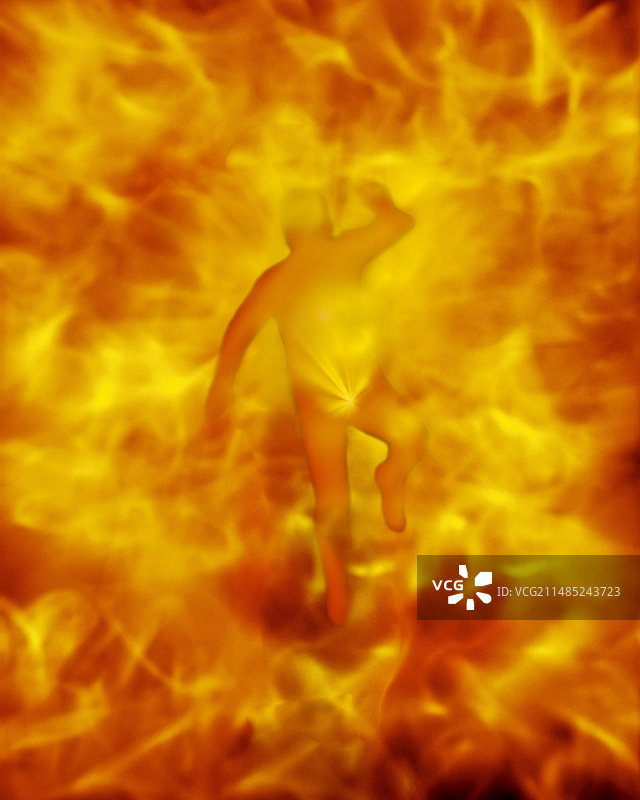 地狱概念艺术作品图片素材