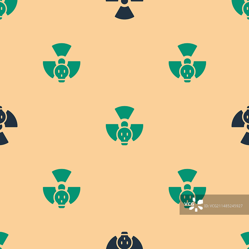 绿色黑色放射性图标图片素材